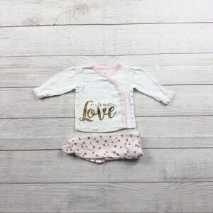 Gerber Love Heart Footed Outfit